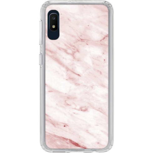 Pink Marble Galaxy A10e Clear Case