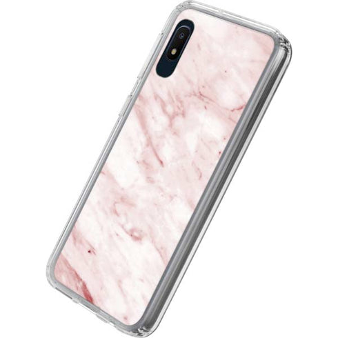 Pink Marble Galaxy A10e Clear Case