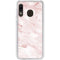 Pink Marble Galaxy A20 Clear Case