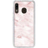 Pink Marble Galaxy A20 Clear Case