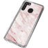 Pink Marble Galaxy A21 Clear Case