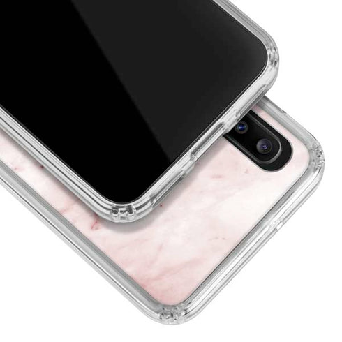 Pink Marble Galaxy A30 Clear Case