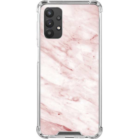 Pink Marble Galaxy A32 5G Clear Case