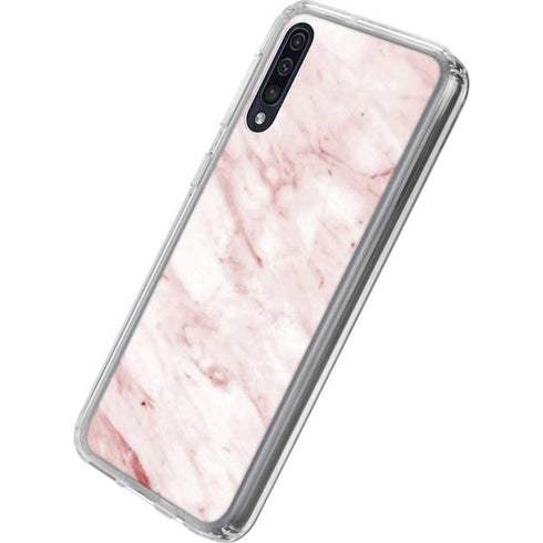 Pink Marble Galaxy A50 Clear Case