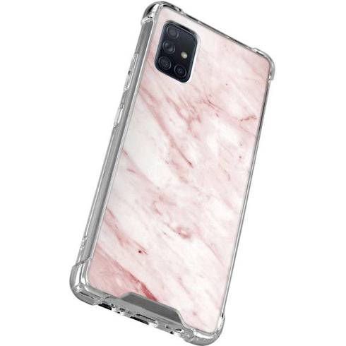 Pink Marble Galaxy A71 5G Clear Case