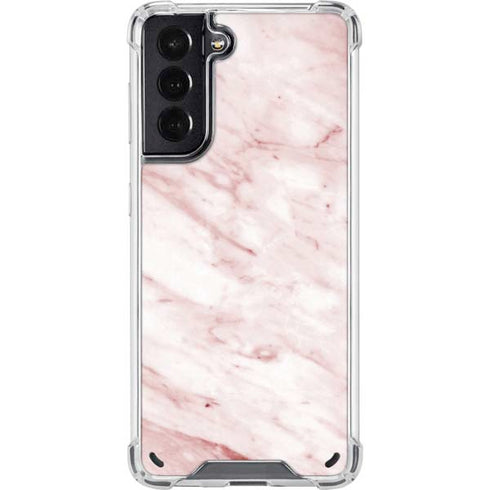 Pink Marble Galaxy S21 5G Clear Case