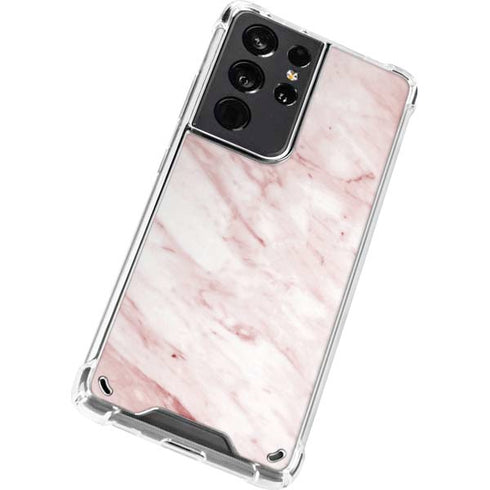 Pink Marble Galaxy S21 Ultra 5G Clear Case