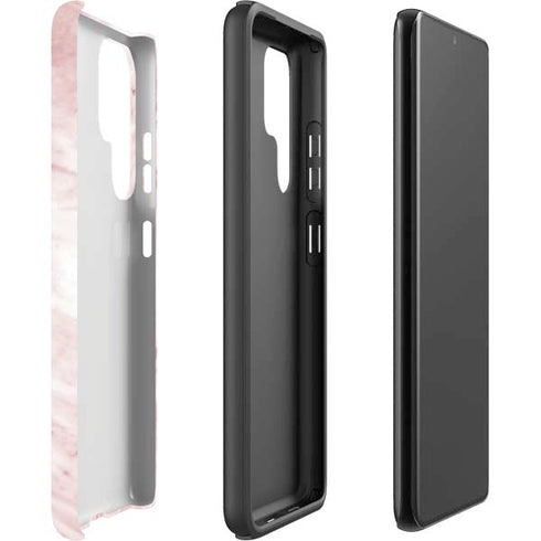 Pink Marble Galaxy S22 Ultra Pro Case