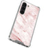 Pink Marble Galaxy S23 Clear Case