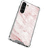 Pink Marble Galaxy S23 Plus Clear Case