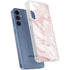 Pink Marble Galaxy S24 Clear Case