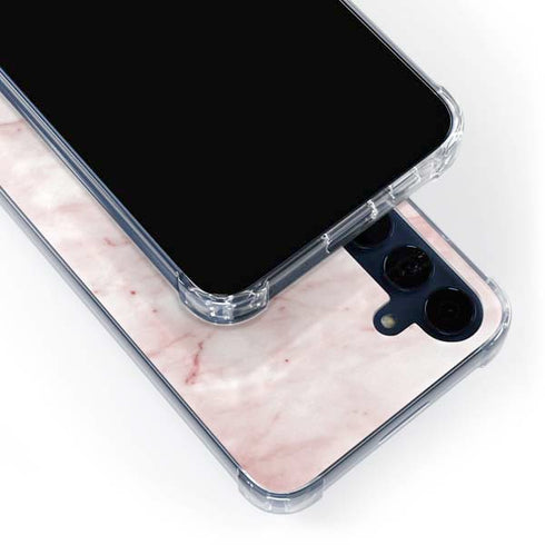 Pink Marble Galaxy S24 Clear Case