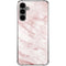 Pink Marble Galaxy S24 Plus Clear Case