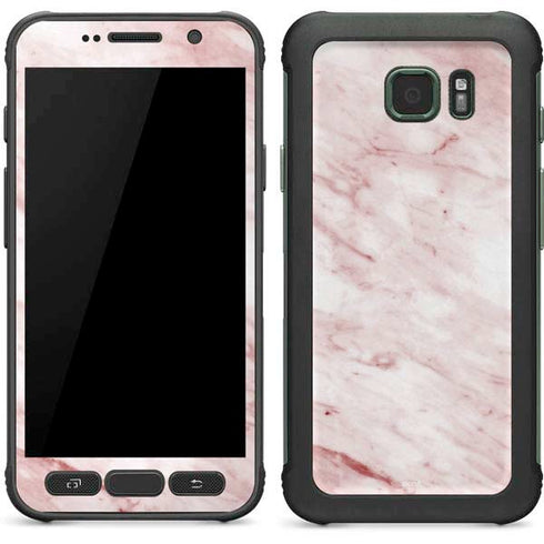 Pink Marble Galaxy S7 Active Skin