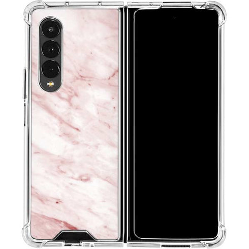 Pink Marble Galaxy Z Fold4 5G Clear Case