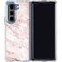 Pink Marble Galaxy Z Fold5 5G Clear Case