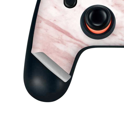 Pink Marble Google Stadia Controller Skin