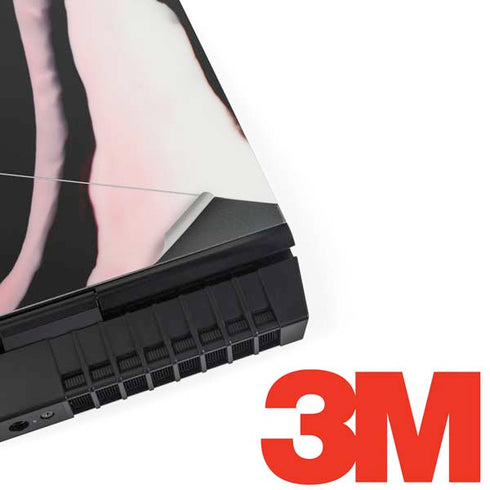 Pink Marble Ink Dell Alienware Skin