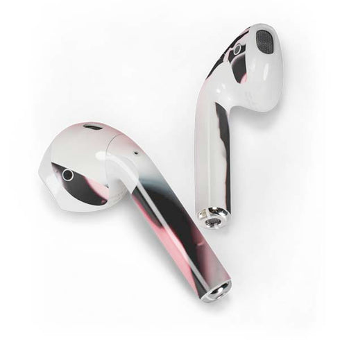 Pink Marble Ink Apple AirPods Skin