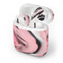 Pink Marble Ink Apple AirPods Skin