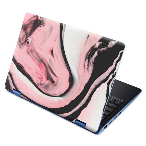 Pink Marble Ink Aspire R11 11.6in Skin