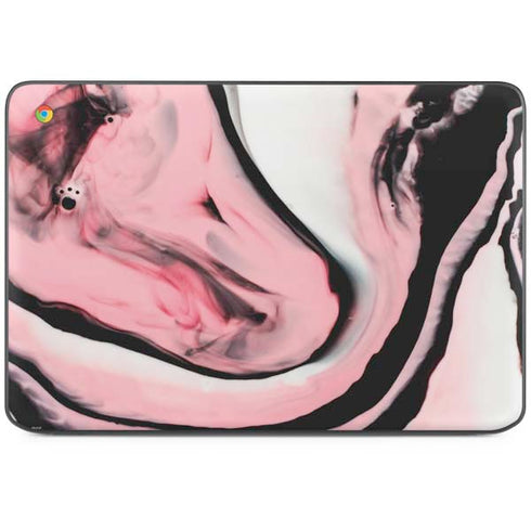 Pink Marble Ink HP Chromebook Skin