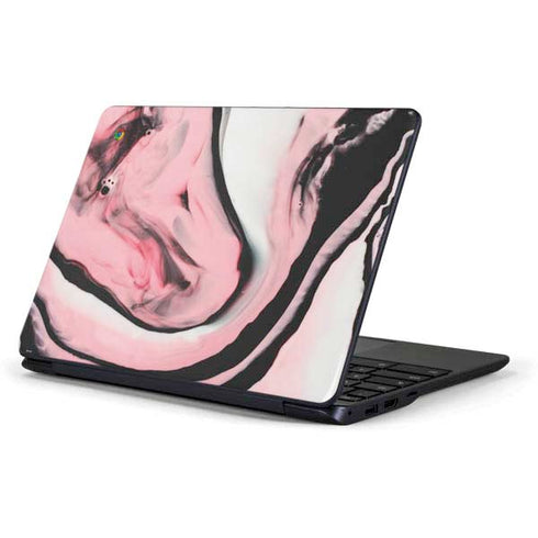 Pink Marble Ink Samsung Chromebook Skin