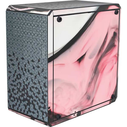 Pink Marble Ink Cooler Master MasterBox Q300L Mini Tower Skin