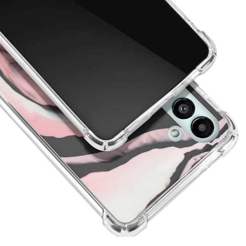 Pink Marble Ink Galaxy A13 5G Clear Case
