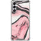 Pink Marble Ink Galaxy A14 5G Clear Case