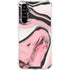 Pink Marble Ink Galaxy A54 5G Clear Case