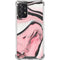Pink Marble Ink Galaxy A72 5G Clear Case