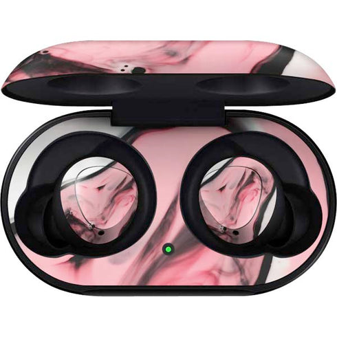 Pink Marble Ink Galaxy Buds Skin