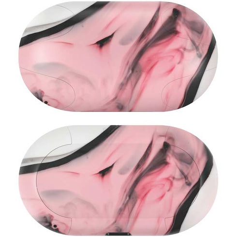 Pink Marble Ink Galaxy Buds Skin