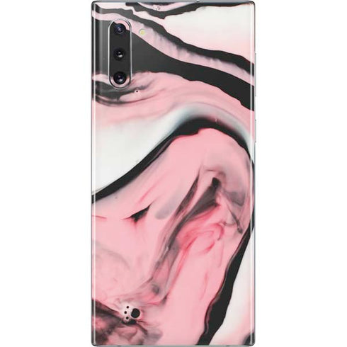 Pink Marble Ink Galaxy Note 10 Skin