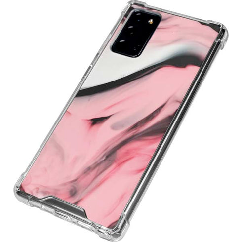 Pink Marble Ink Galaxy Note20 5G Clear Case
