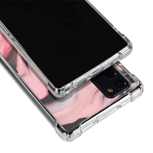 Pink Marble Ink Galaxy Note20 5G Clear Case