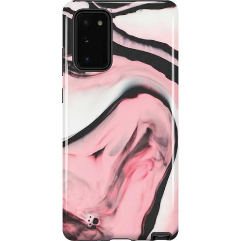 Pink Marble Ink Galaxy Note20 5G Pro Case