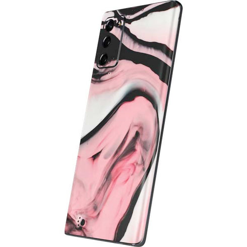 Pink Marble Ink Galaxy Note20 5G Skin