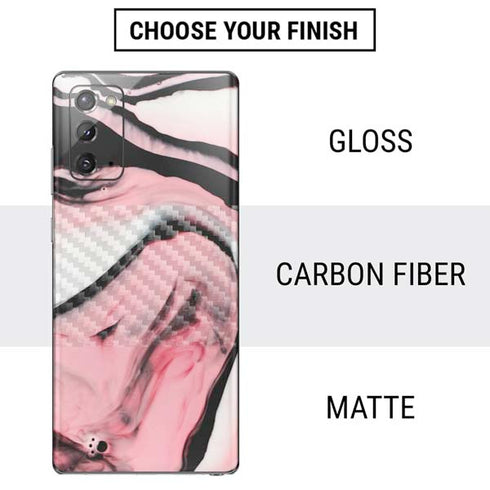 Pink Marble Ink Galaxy Note20 5G Skin