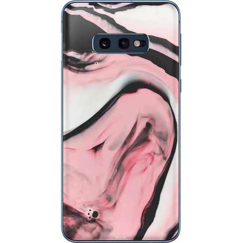 Pink Marble Ink Galaxy S10e Skin