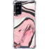 Pink Marble Ink Galaxy S20 FE Clear Case
