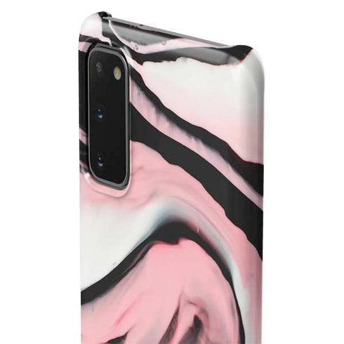 Pink Marble Ink Galaxy S20 Lite Case