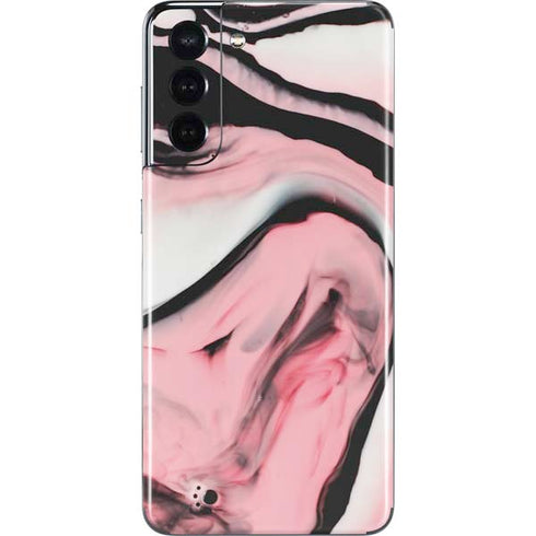 Pink Marble Ink Galaxy S21 5G Skin