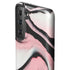 Pink Marble Ink Galaxy S21 FE Pro Case
