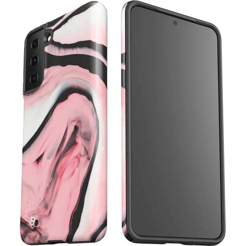 Pink Marble Ink Galaxy S21 FE Pro Case