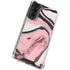 Pink Marble Ink Galaxy S21 Plus 5G Clear Case