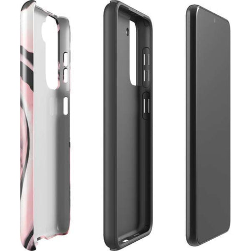 Pink Marble Ink Galaxy S21 Plus 5G Pro Case