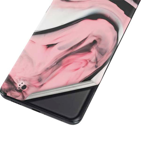 Pink Marble Ink Galaxy S21 Ultra 5G Skin
