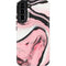 Pink Marble Ink Galaxy S22 Plus Pro Case